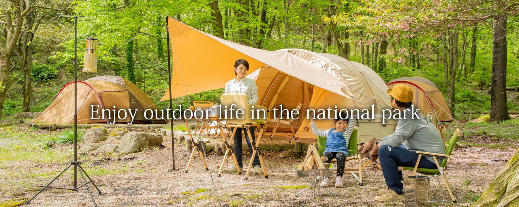 Enjoy outdoor life in the national park